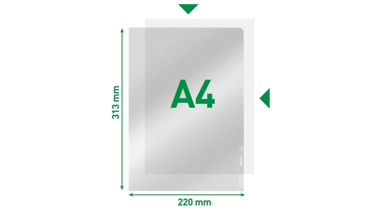 Insteekmap L-model Leitz Premium copy safe 0.15mm PVC A4 glashelder 100 stuks