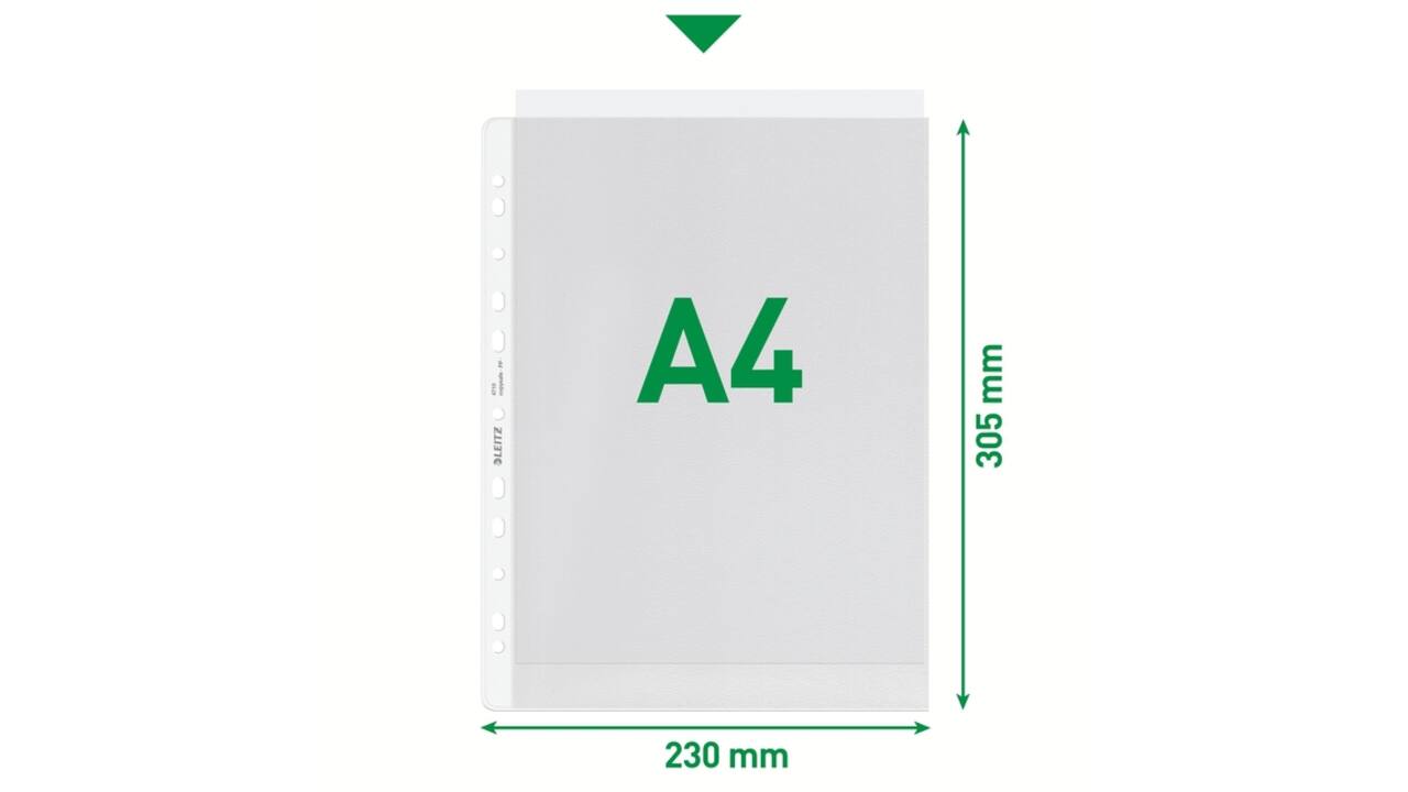 Showtas Leitz Premium copy safe 0.13mm PP A4 100 stuks