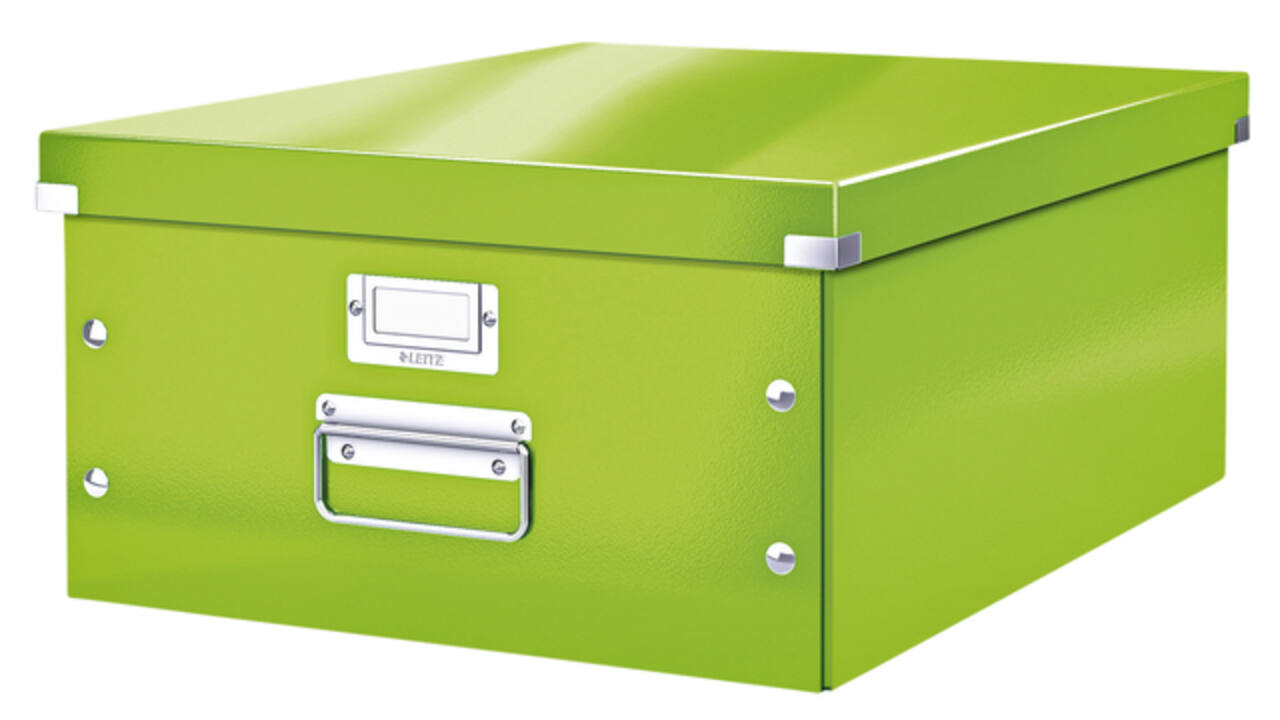 Opbergdoos Leitz Click & Store WOW groot 369x200x482mm groen