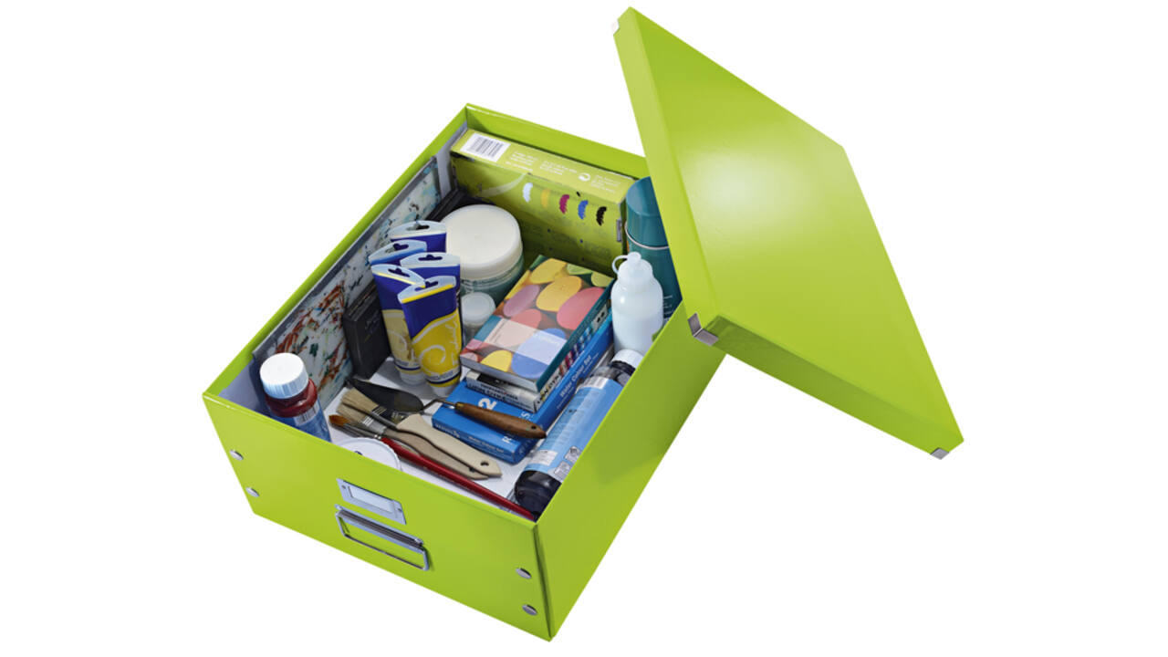 Opbergdoos Leitz Click & Store WOW groot 369x200x482mm groen