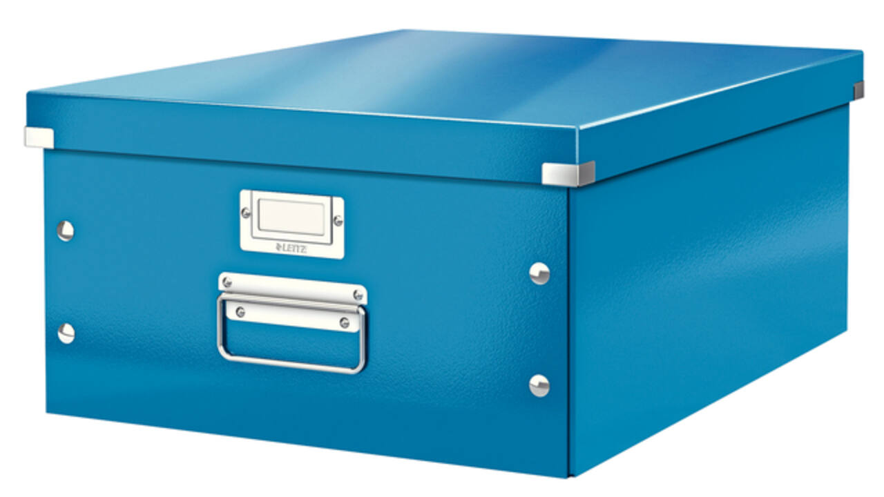 Opbergdoos Leitz Click & Store WOW groot 369x200x482mm blauw