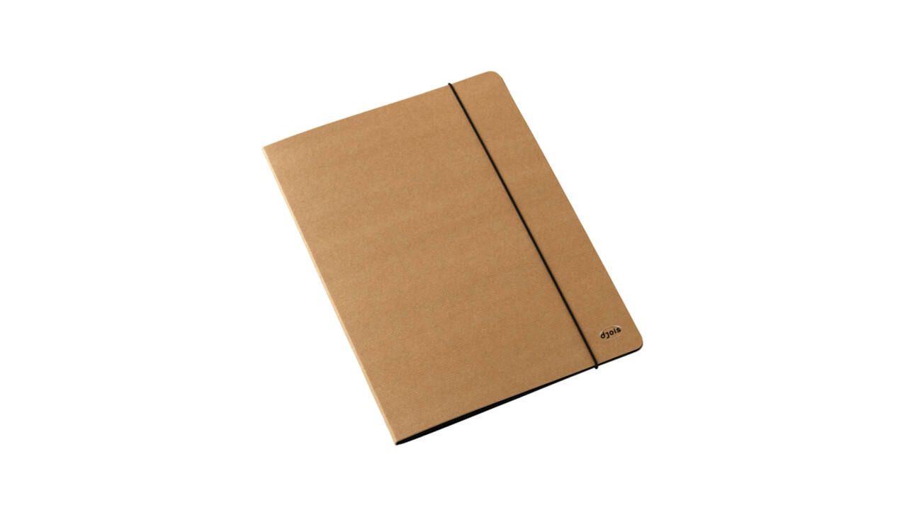 Sorteermap Kraft Line A4 6 tabbladen bruin