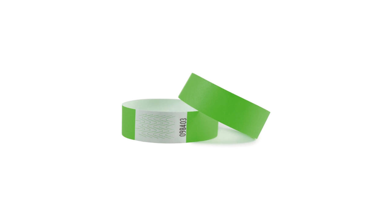 Polsband Combicraft Tyvek groen 100 stuks