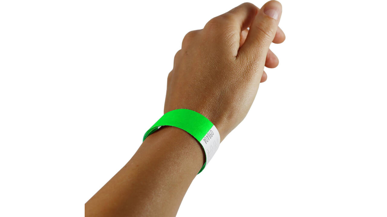 Polsband Combicraft Tyvek groen 100 stuks