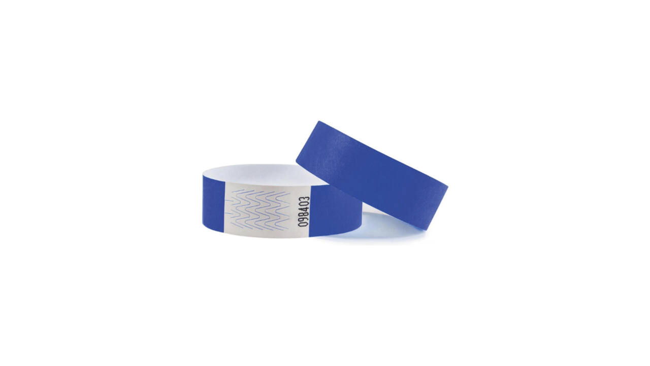 Polsband Combicraft Tyvek blauw 100 stuks