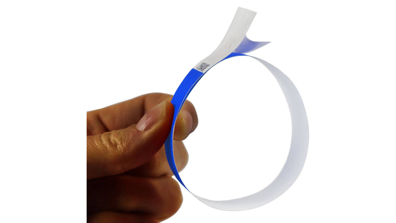 Polsband Combicraft Tyvek blauw 100 stuks