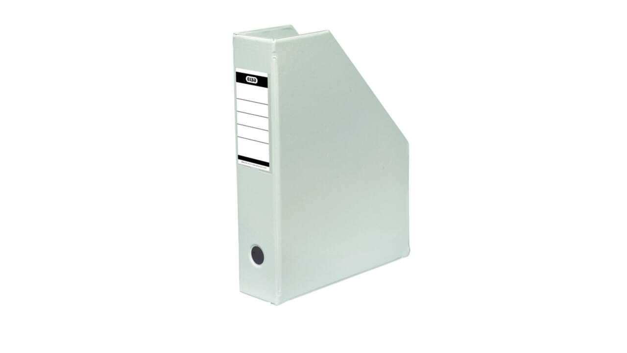 Tijdschriftcassette Elba A4 wit