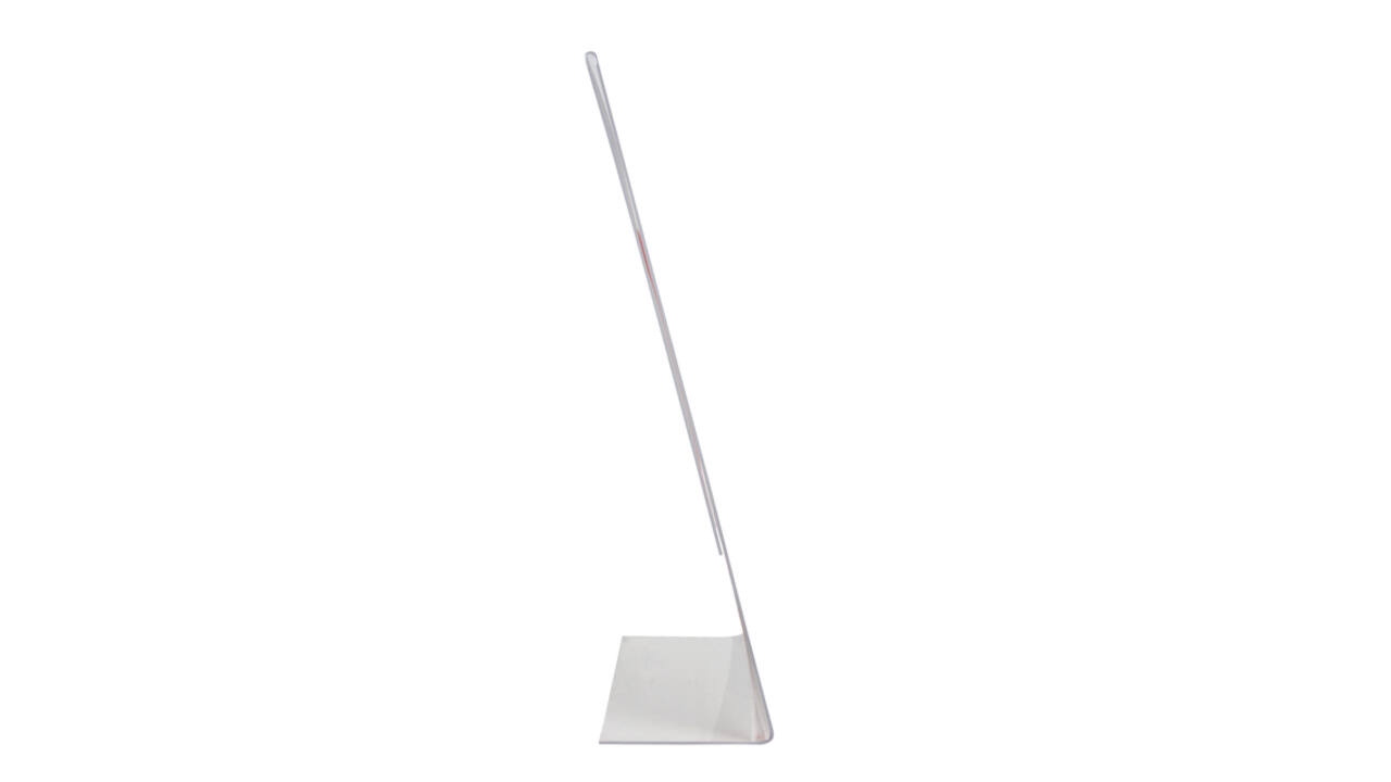 Kaarthouder Quantore A4 L-staand