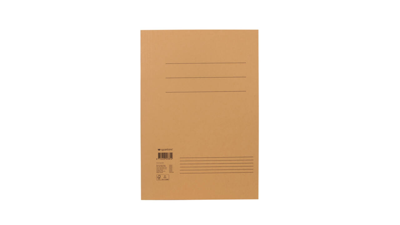 Dossiermap Quantore folio 250gr chamois