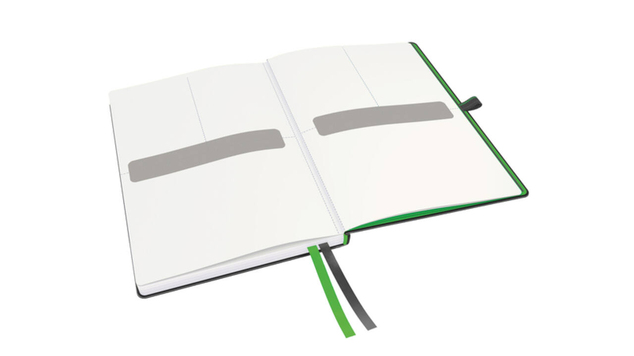 Notitieboek Leitz Complete A5 lijn 160 pagina's 100gr zwart