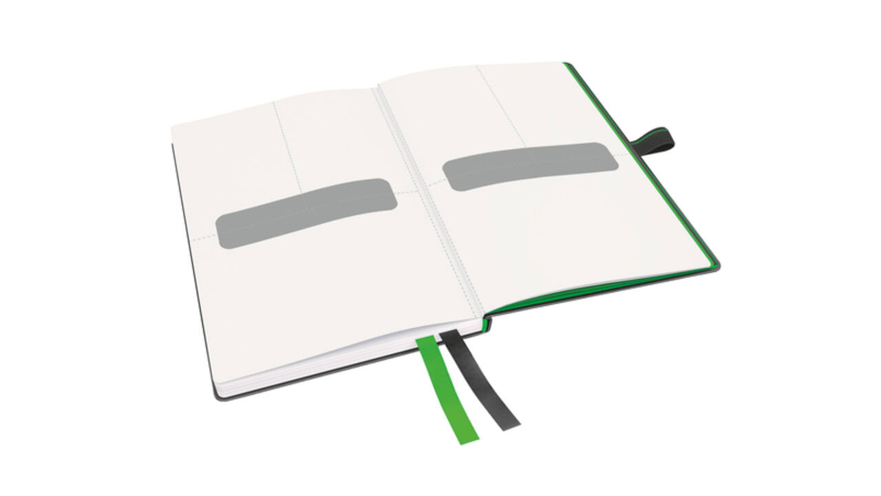 Notitieboek Leitz Complete A6 lijn 160 pagina's 100gr zwart