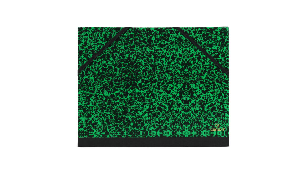 Tekenmap Canson Studio Annonay elastieksluiting 280x380mm groen