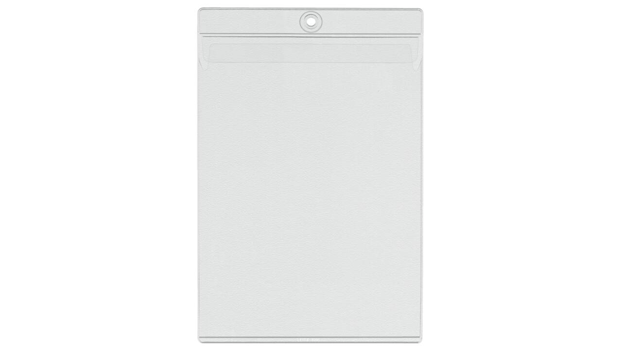 Insteekmap U-model Leitz Premium met ophangoog 0.20mm PVC A5 transparant 50 stuks