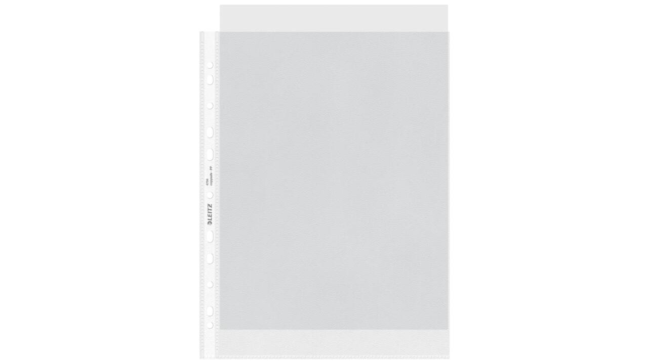 Showtas Leitz Premium 0.10mm PP A4 transparant 100 stuks