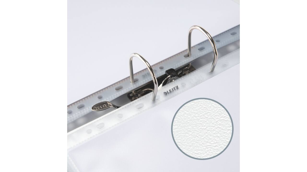 Showtas Leitz Premium standaard 11-gaats copy safe 0.085mm PP A4 transparant 100 stuks