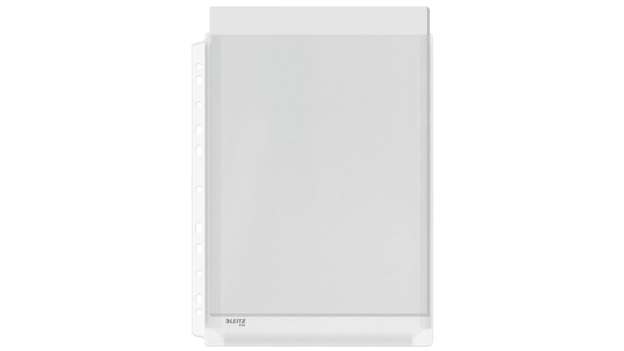 Showtas Leitz Premium copy safe 0.17mm PVC Expansievouw glashelder 10 stuks