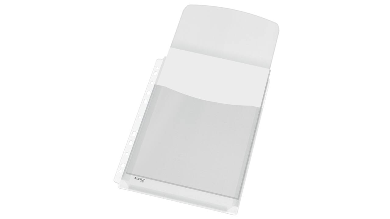 Harmonica showtas Leitz Premium met klep 0.17mm PVC A4 5 stuks