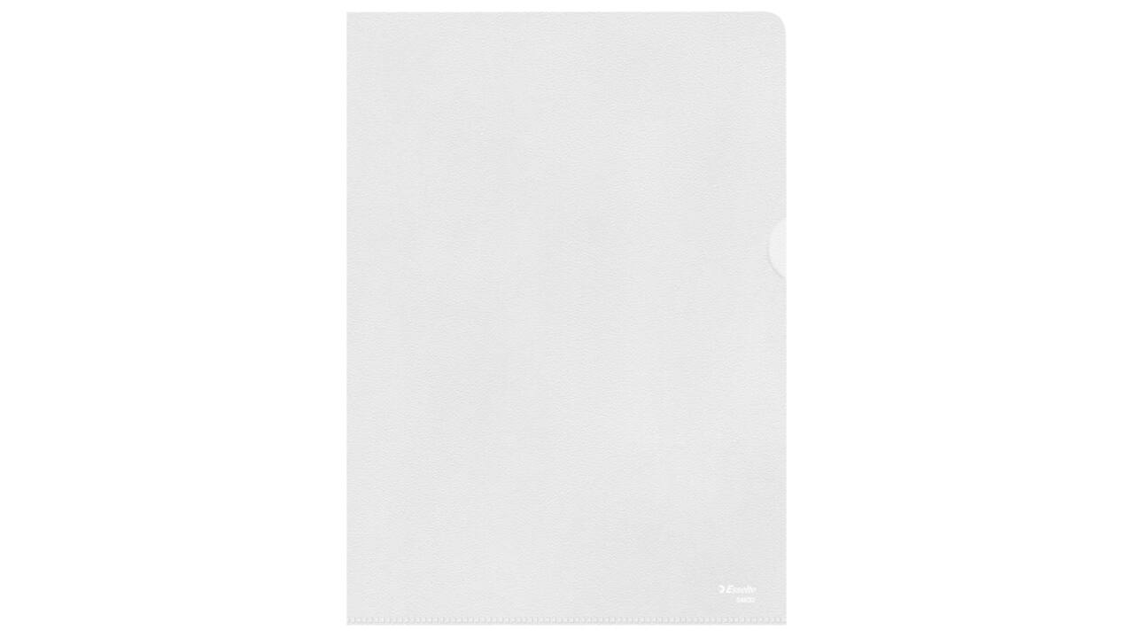 Insteekmap L-model Esselte standaard copy safe PP A4 transparant 100 stuks