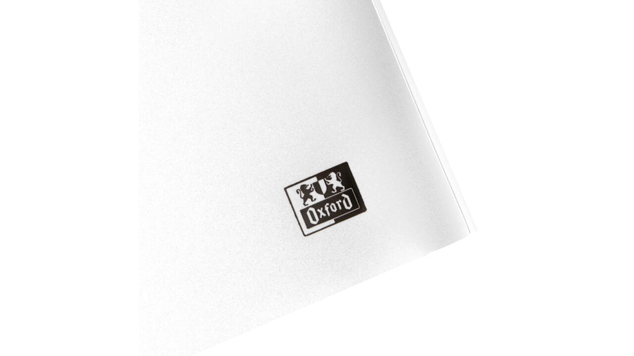 Offertemap Oxford A4 met insteektas 2 kleppen 0.5mm PP wit