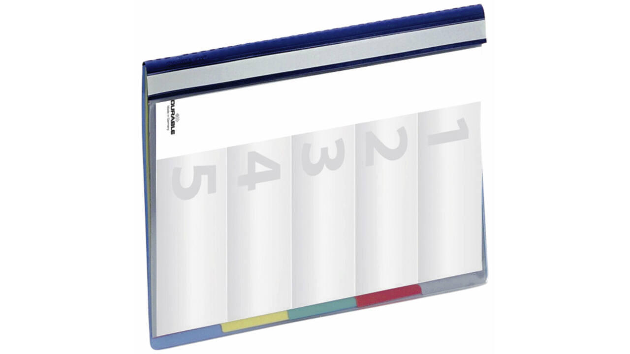 Organisatiemap Durable Divisoflex A4 blauw