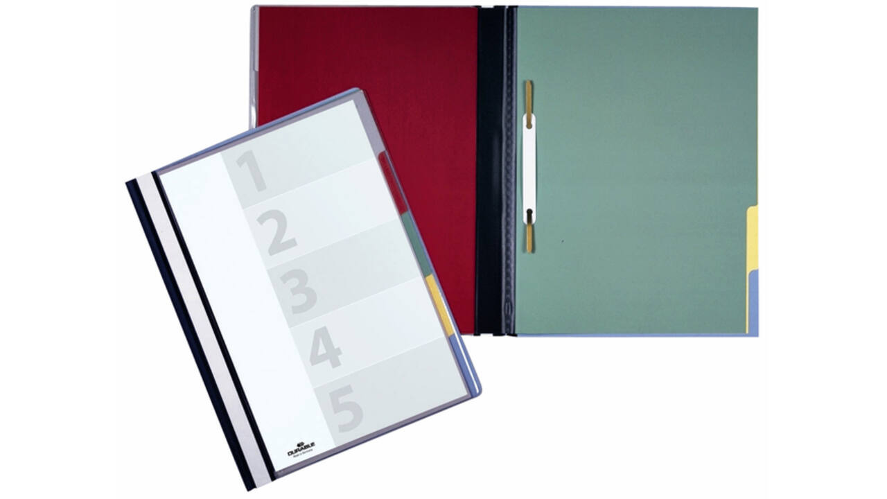 Organisatiemap Durable Divisoflex A4 blauw