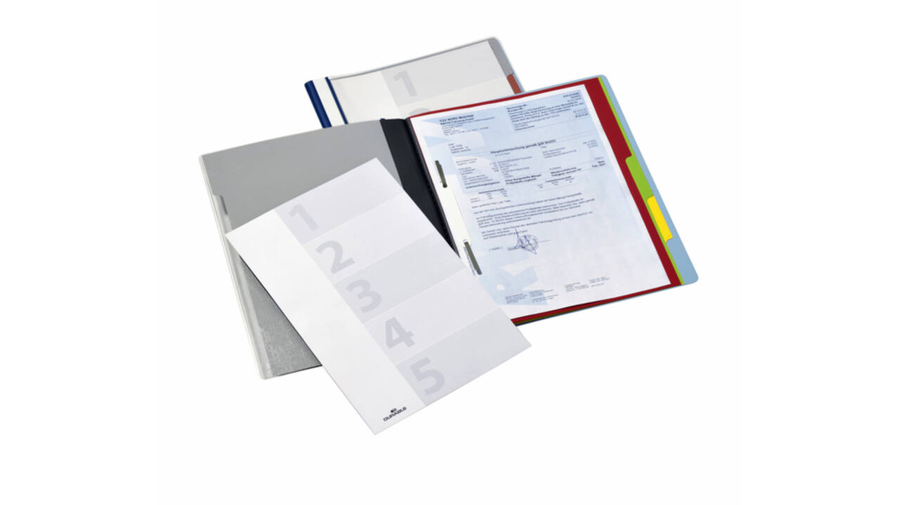 Organisatiemap Durable Divisoflex A4 blauw