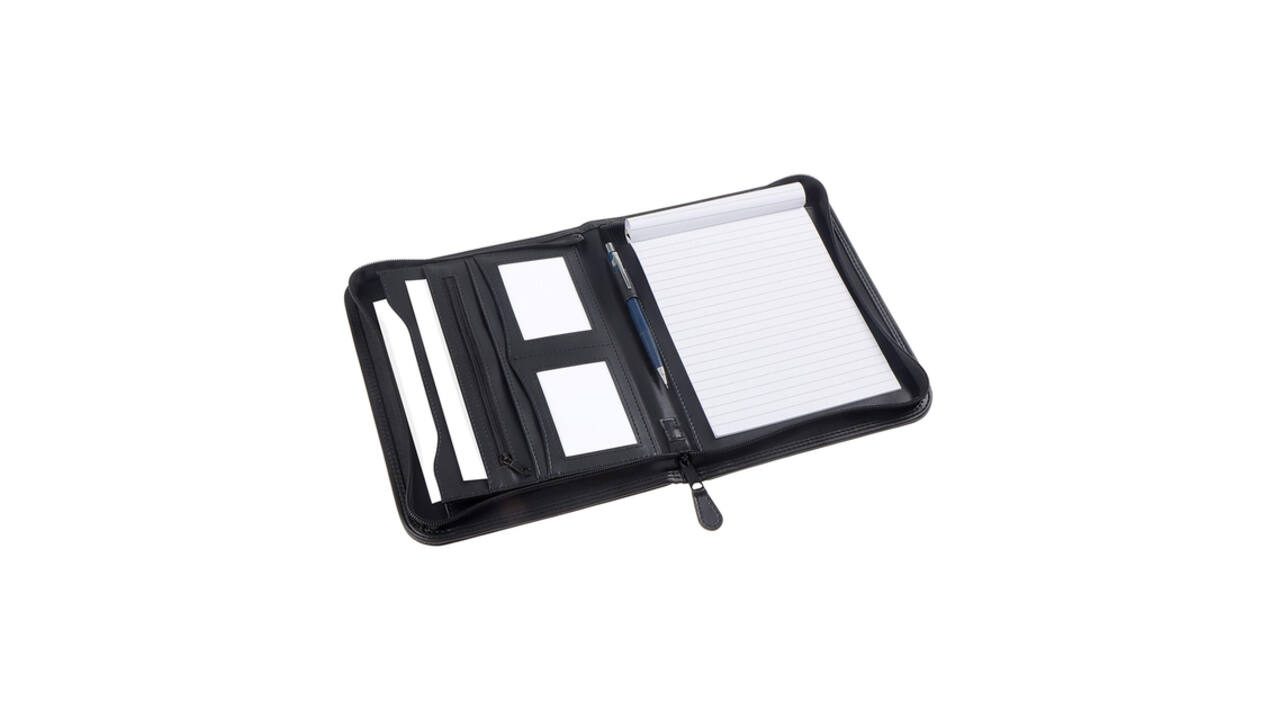 Schrijfmap Rillstab Excellent deluxe A5 lederlook zwart