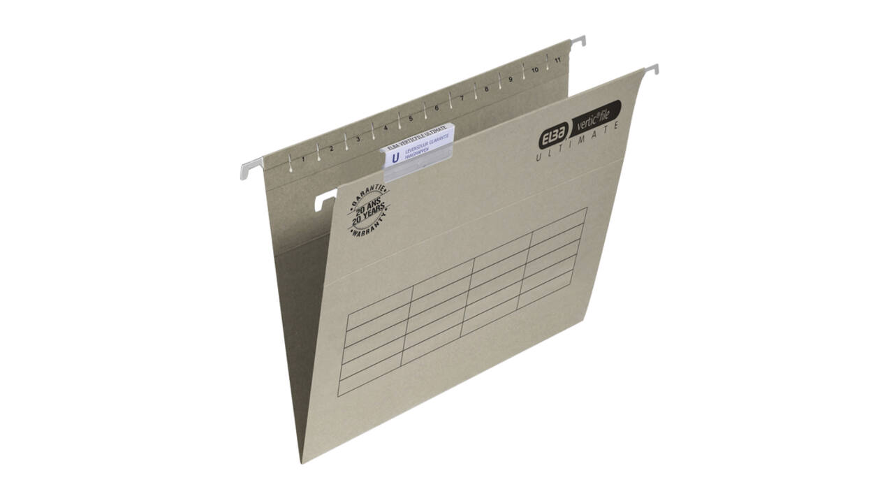 Hangmap Elba Verticfile Ultimate A4 V-bodem grijs 25st