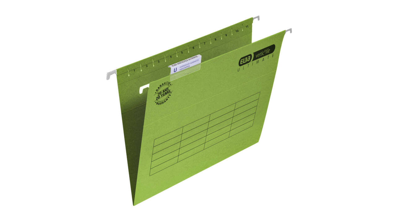 Hangmap Elba Verticfile Ultimate A4 V bodem groen