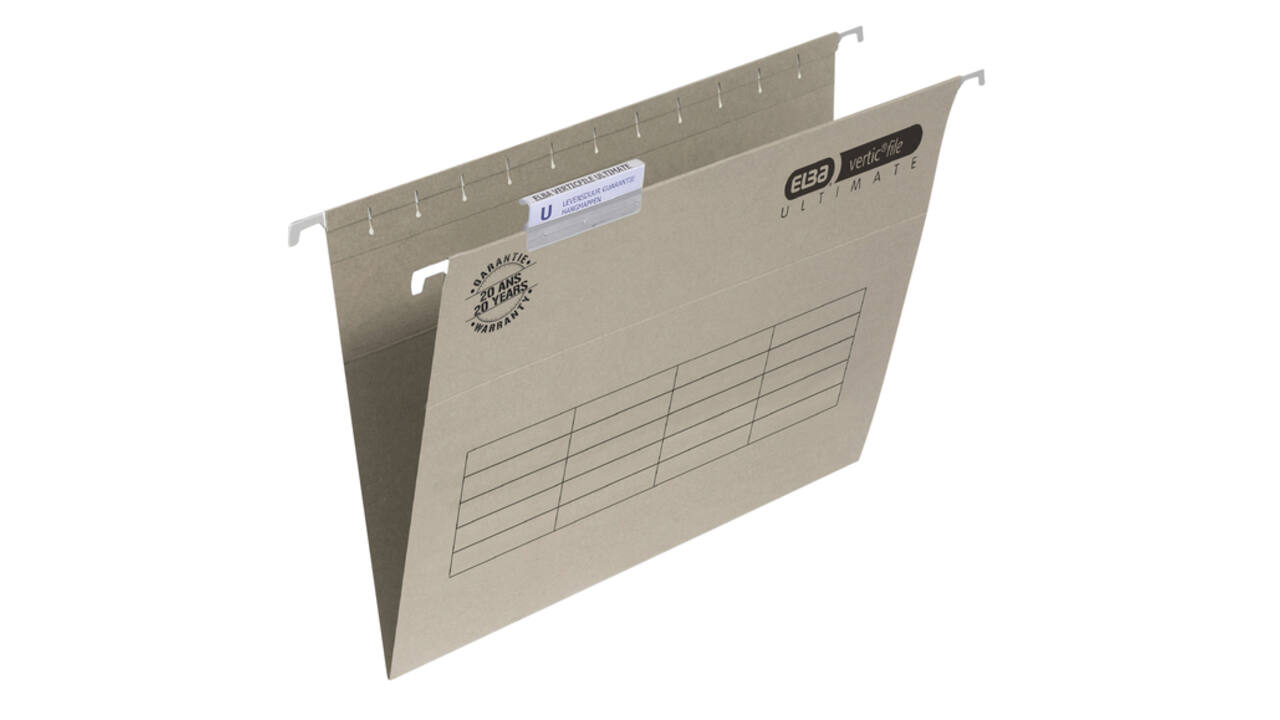 Hangmap Elba Verticfile Ultimate A4 V-bodem grijs 10st