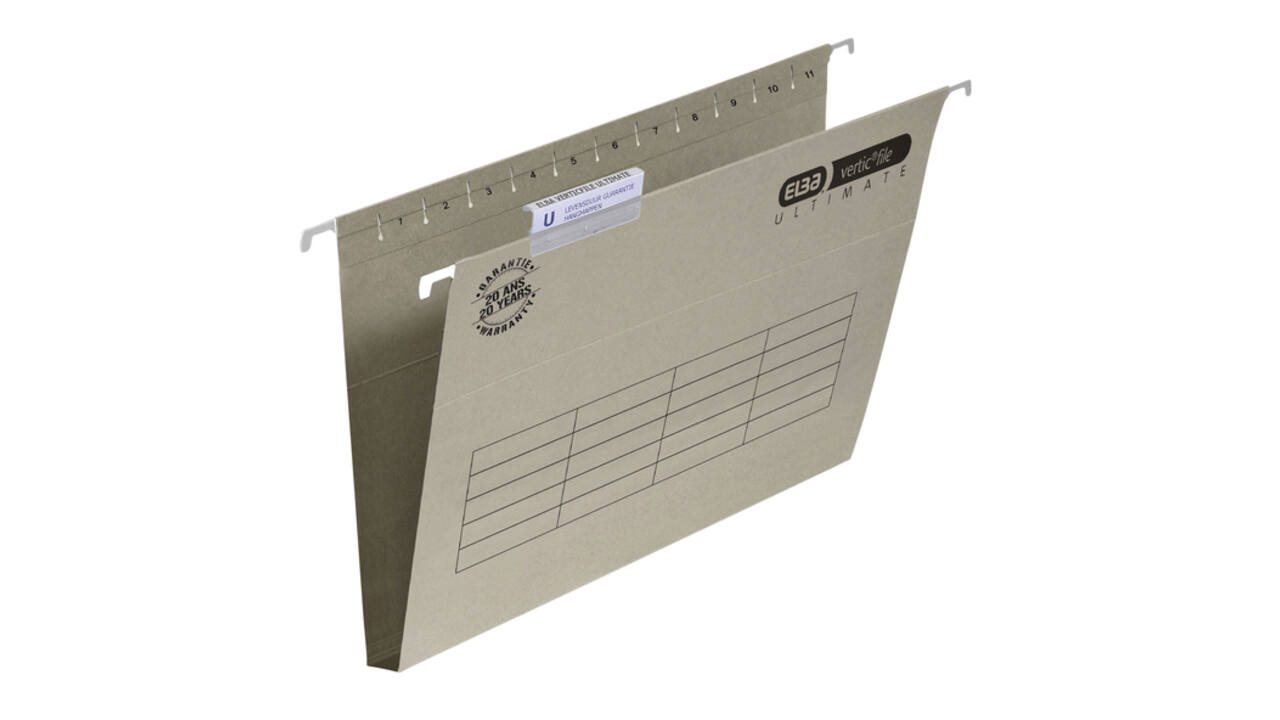 Hangmap Elba Verticfile Ultimate folio 30mm grijs