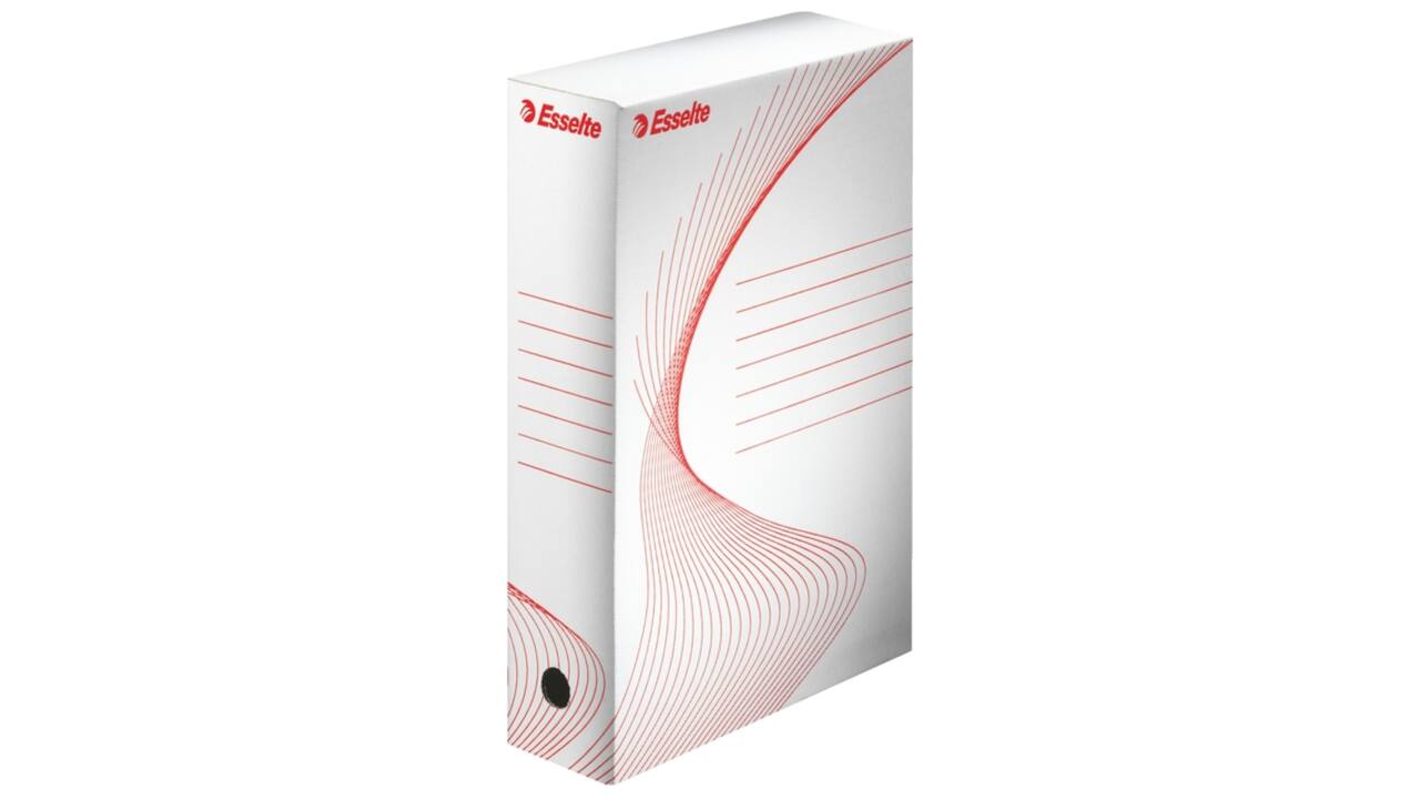 Archiefdoos Esselte Boxy 80mm 250x352mm wit