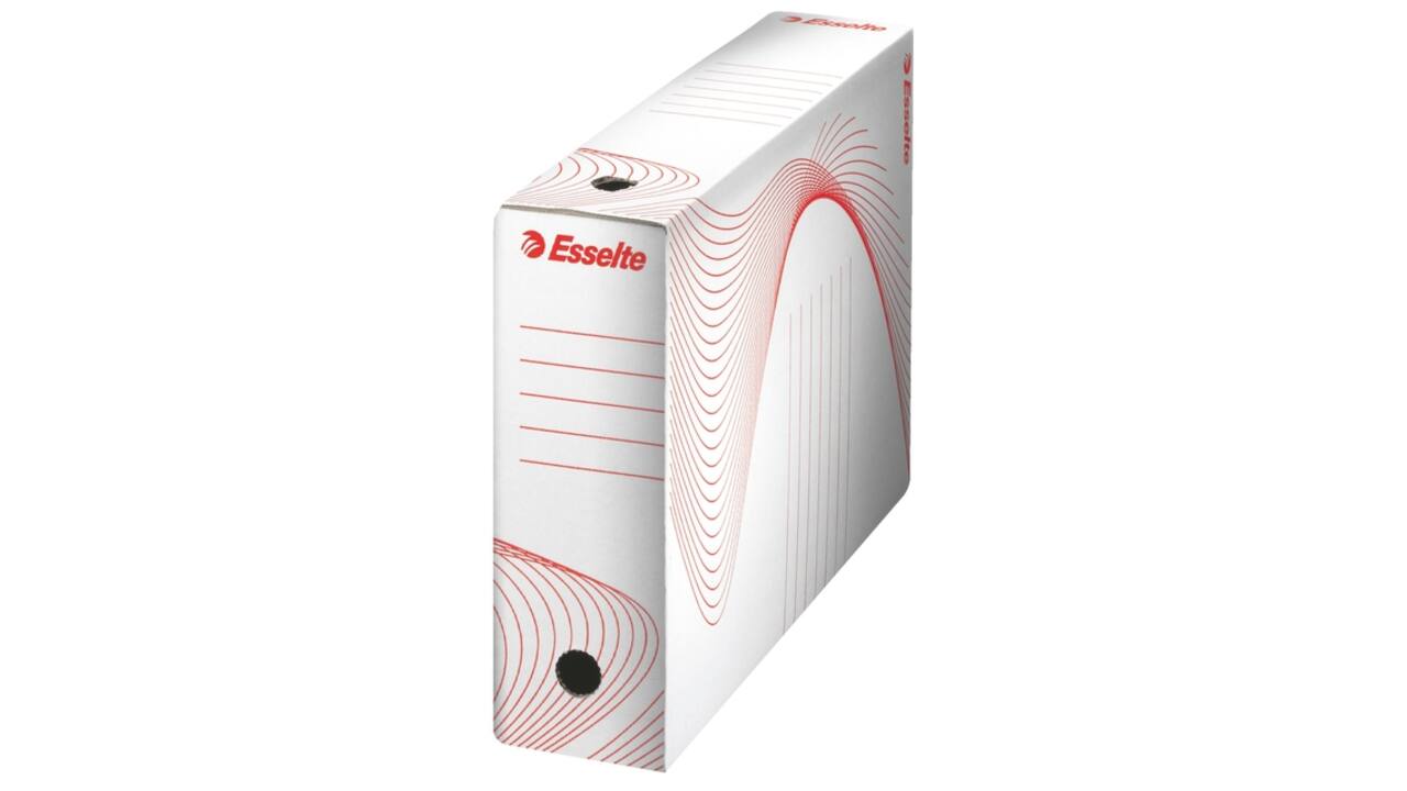 Archiefdoos Esselte Boxy 80mm 250x352mm wit