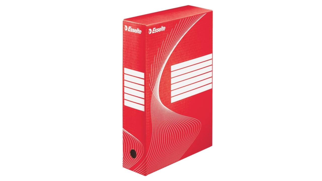 Archiefdoos Esselte Boxycolor  80mm 352x250mm rood