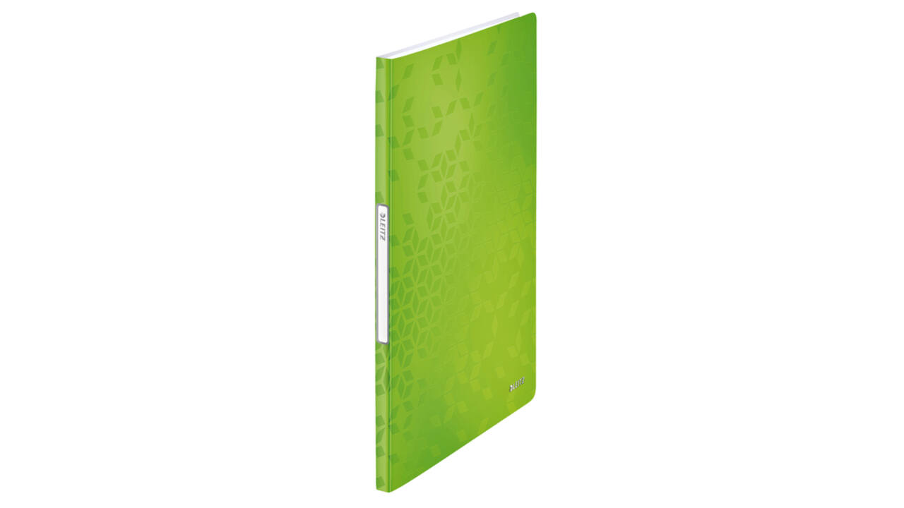 Showmap Leitz WOW A4 20-tassen PP groen