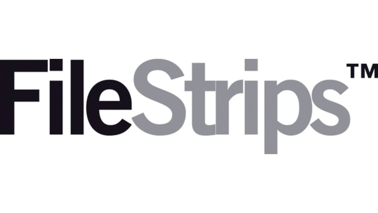 Filestrip GBC 34-gaats A4 transparant 100stuks