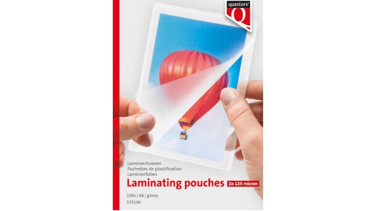 Lamineerhoes Quantore A6 2x125micron 100 stuks