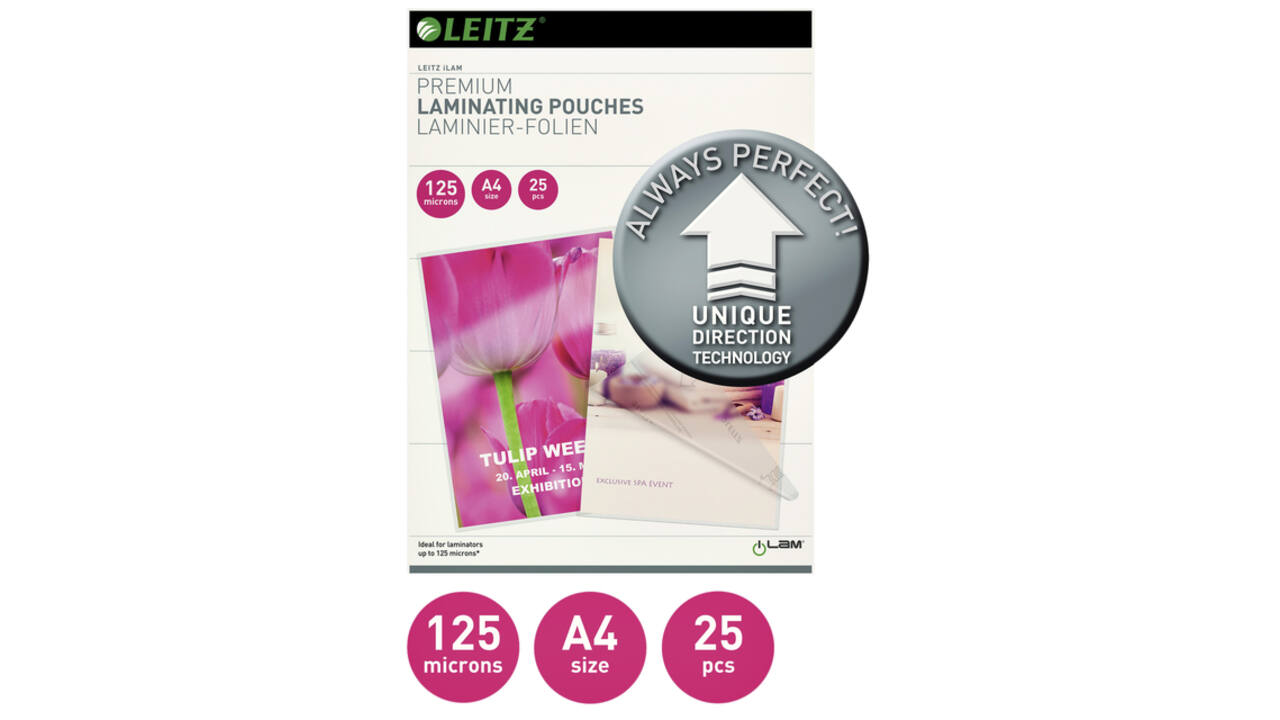 Lamineerhoes Leitz iLAM A4 2x125micron 25 stuks