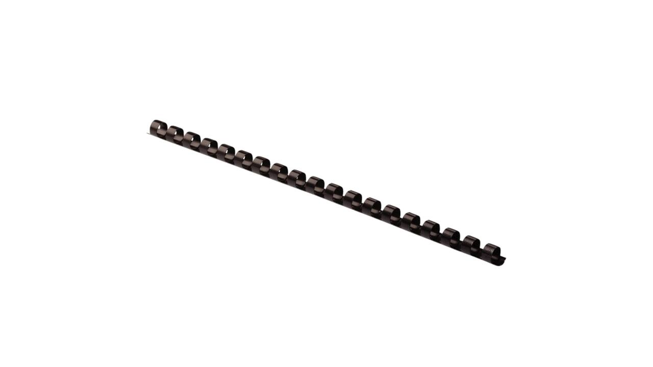 Bindrug Fellowes 6mm 21rings A4 zwart 100 stuks