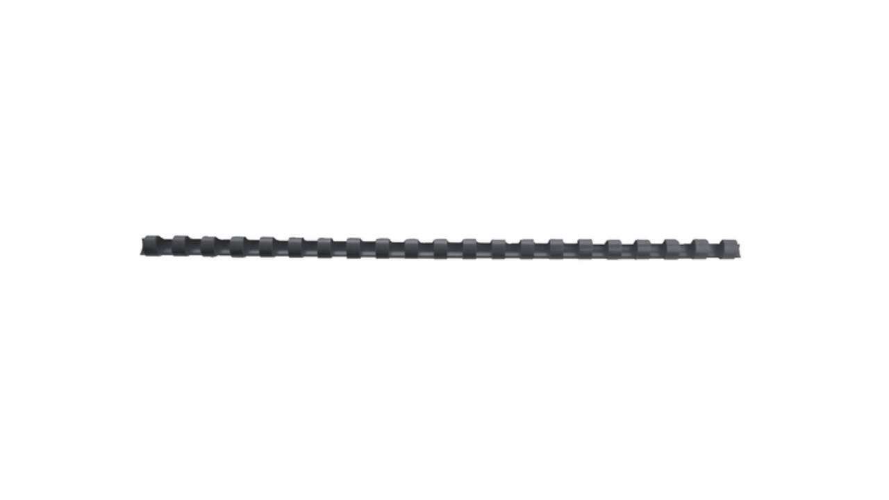 Bindrug GBC 6mm 21rings A4 zwart 100 stuks