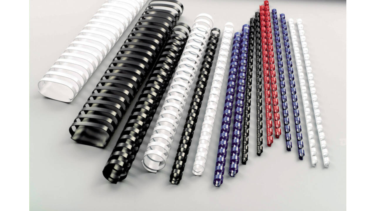 Bindrug GBC 6mm 21rings A4 zwart 100 stuks
