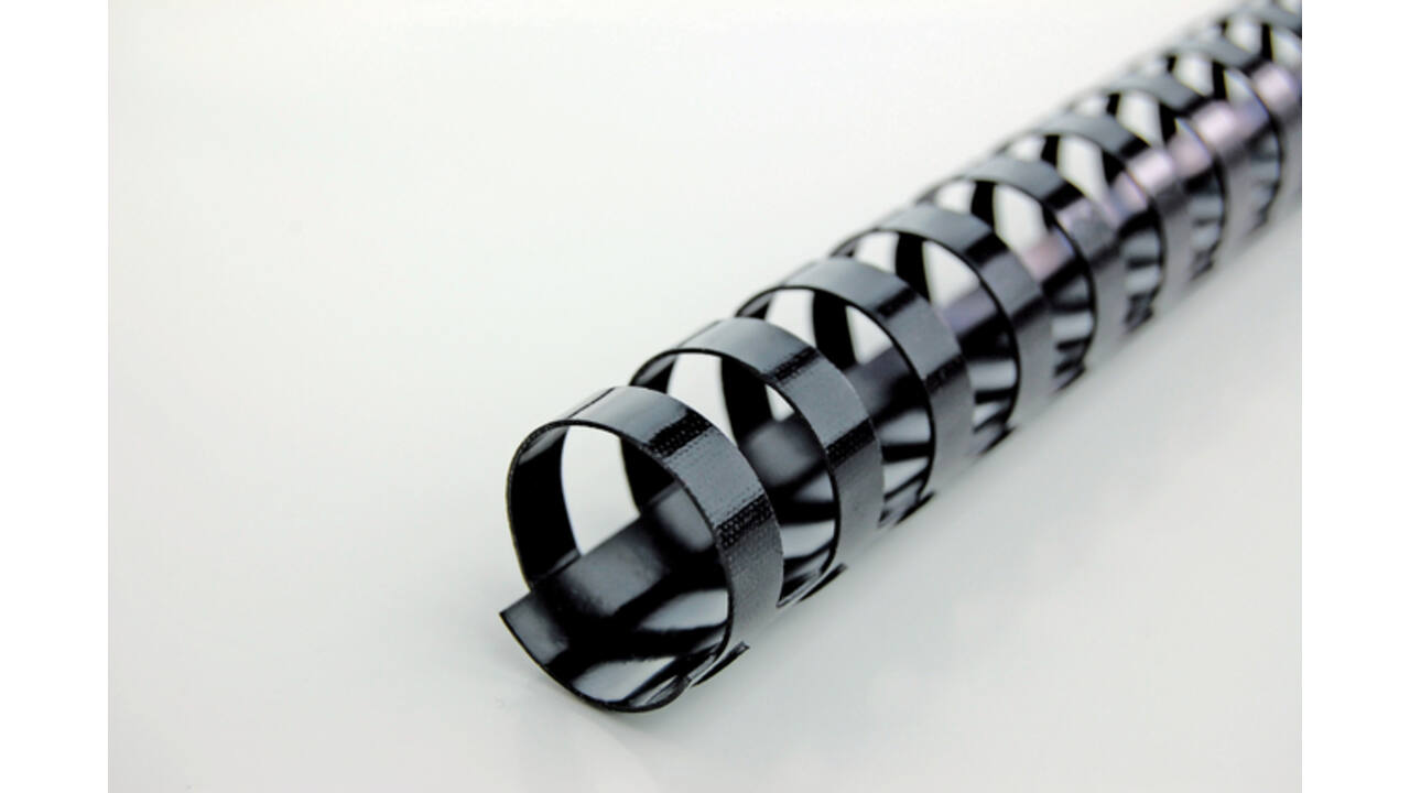Bindrug GBC 8mm 21rings A4 zwart 100 stuks