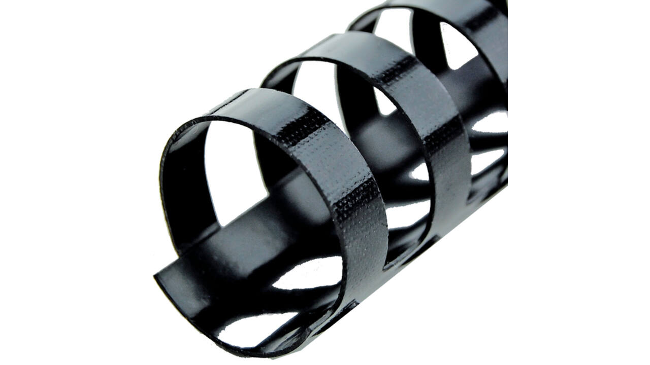 Bindrug GBC 19mm 21rings A4 zwart 100 stuks