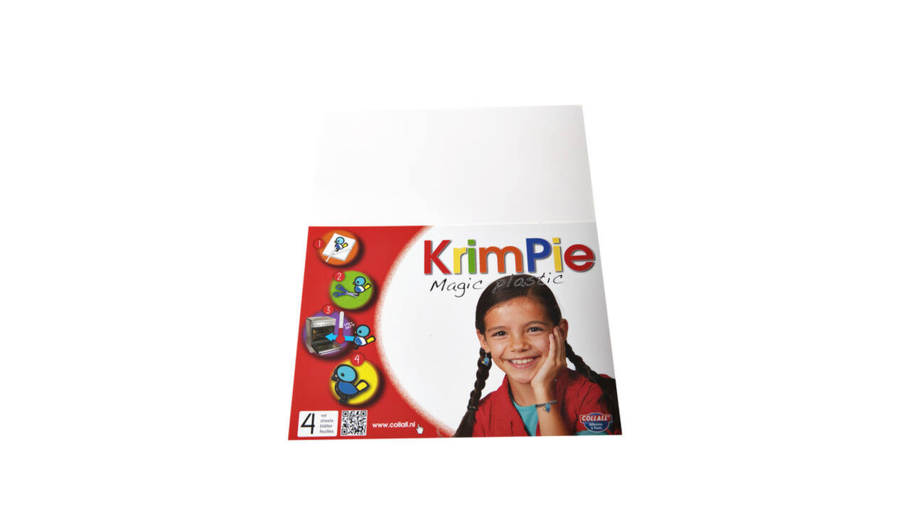 Krimpievel Collall Magic Plastic wit set à 4 vel