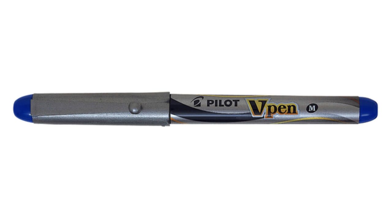 Vulpen Pilot Vpen medium zilver/blauw
