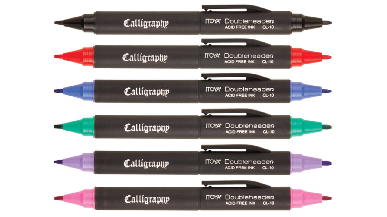 Kalligrafiepen Itoya CL-10 1.5 èn 3.0mm zwart