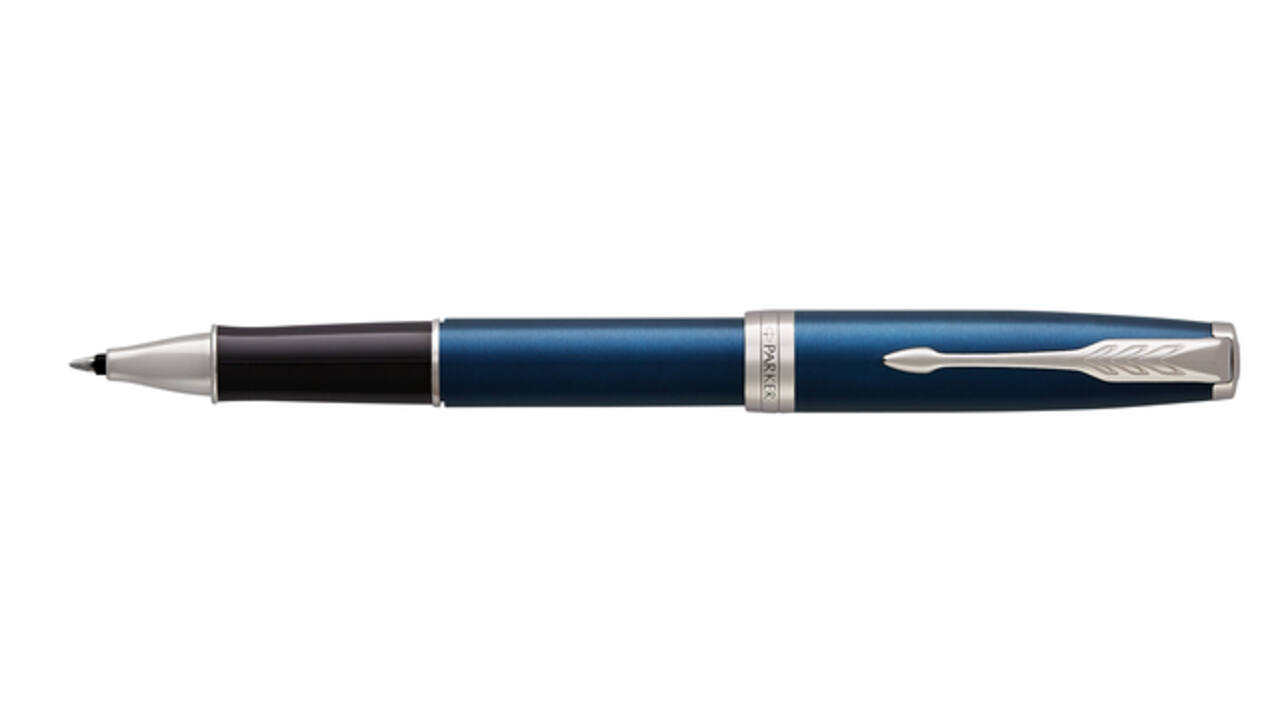 Rollerpen Parker Sonnet blue lacquer PT fijn