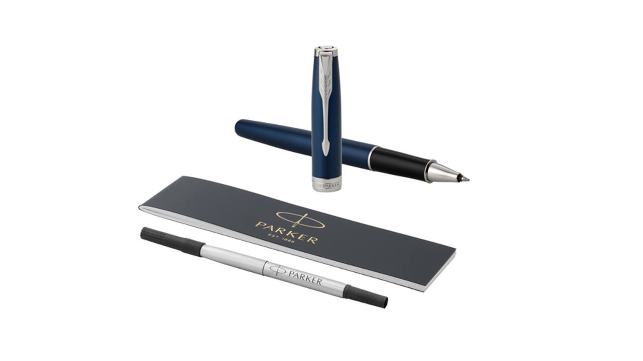 Rollerpen Parker Sonnet blue lacquer PT fijn