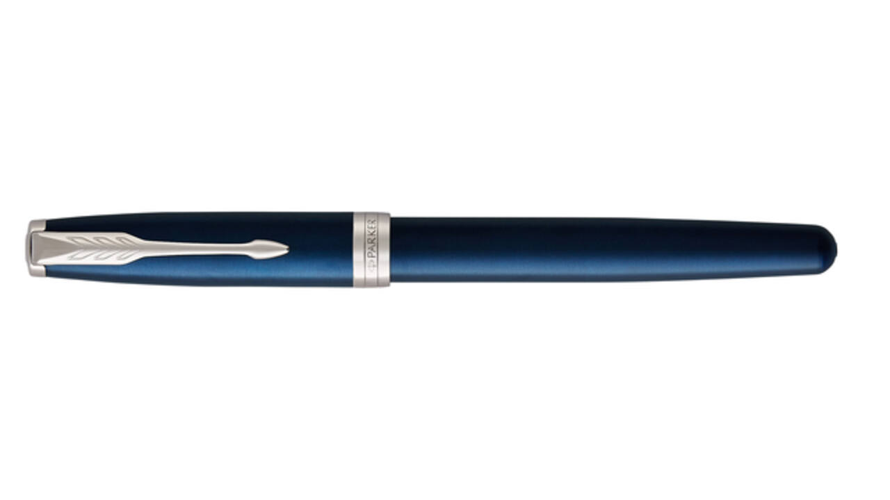 Rollerpen Parker Sonnet blue lacquer PT fijn