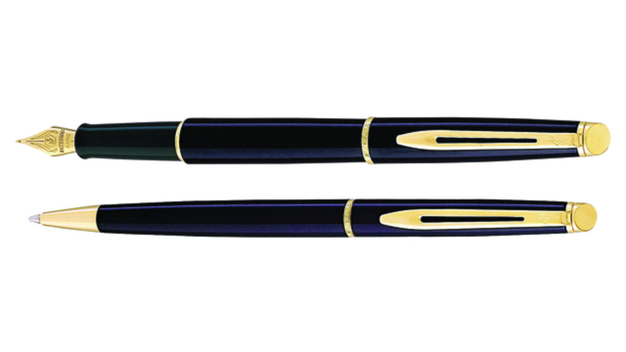 Balpen Waterman Hémisphère black lacquer GT medium